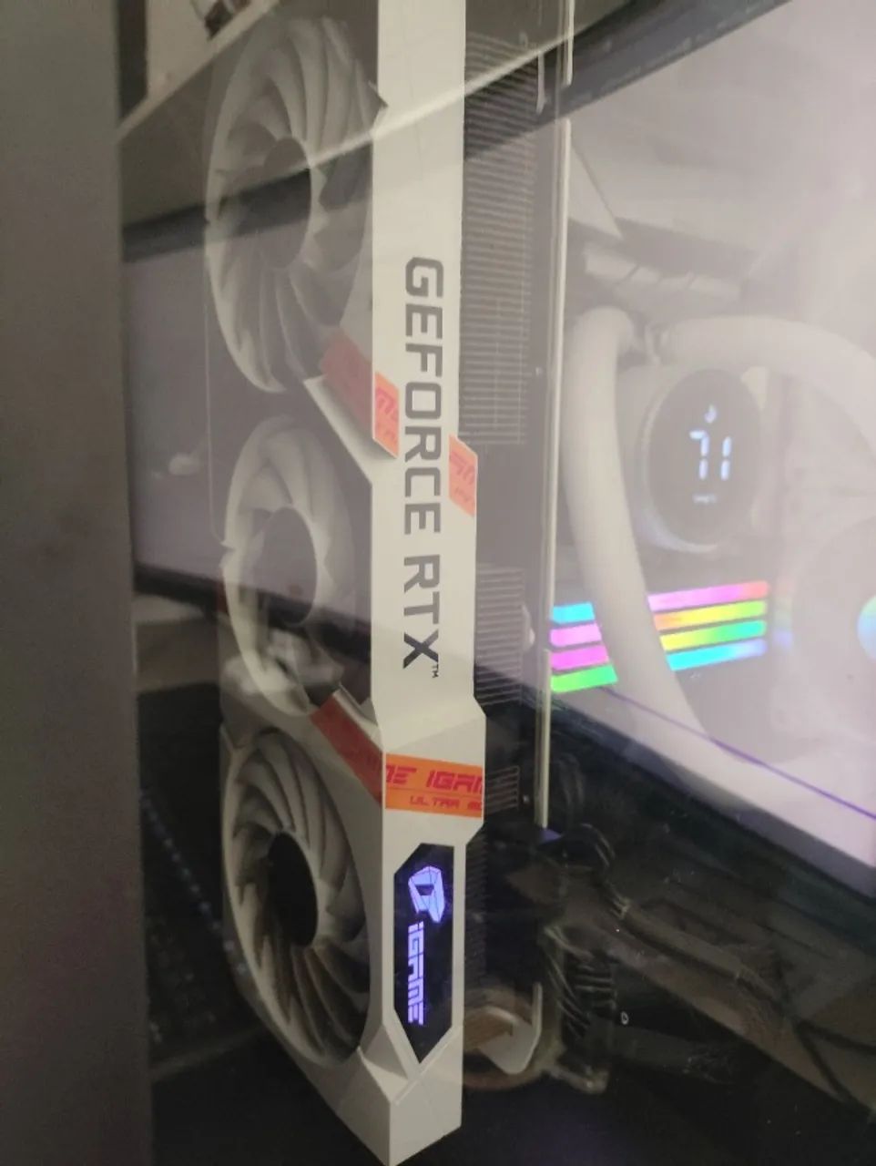 Placa De Vídeo RTX 3060 Ultra W Oc, Colorful Igame Nvidia, 8GB, GDDR6, 128Bits