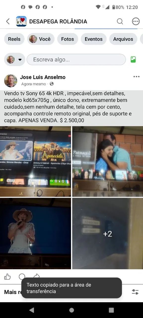 Vendo smartv 65 4k HDR modelo kd65x705g - Foto 3