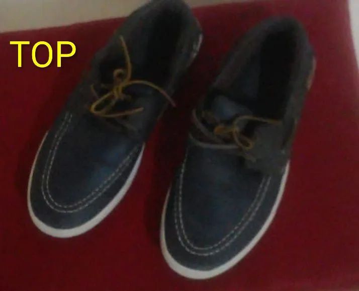 SAPATO DE COURO MESMO PREÇO MUITO BAIXO MESMO NÚMERO 42 LER DESCRIÇÕES TODA  - Foto 2