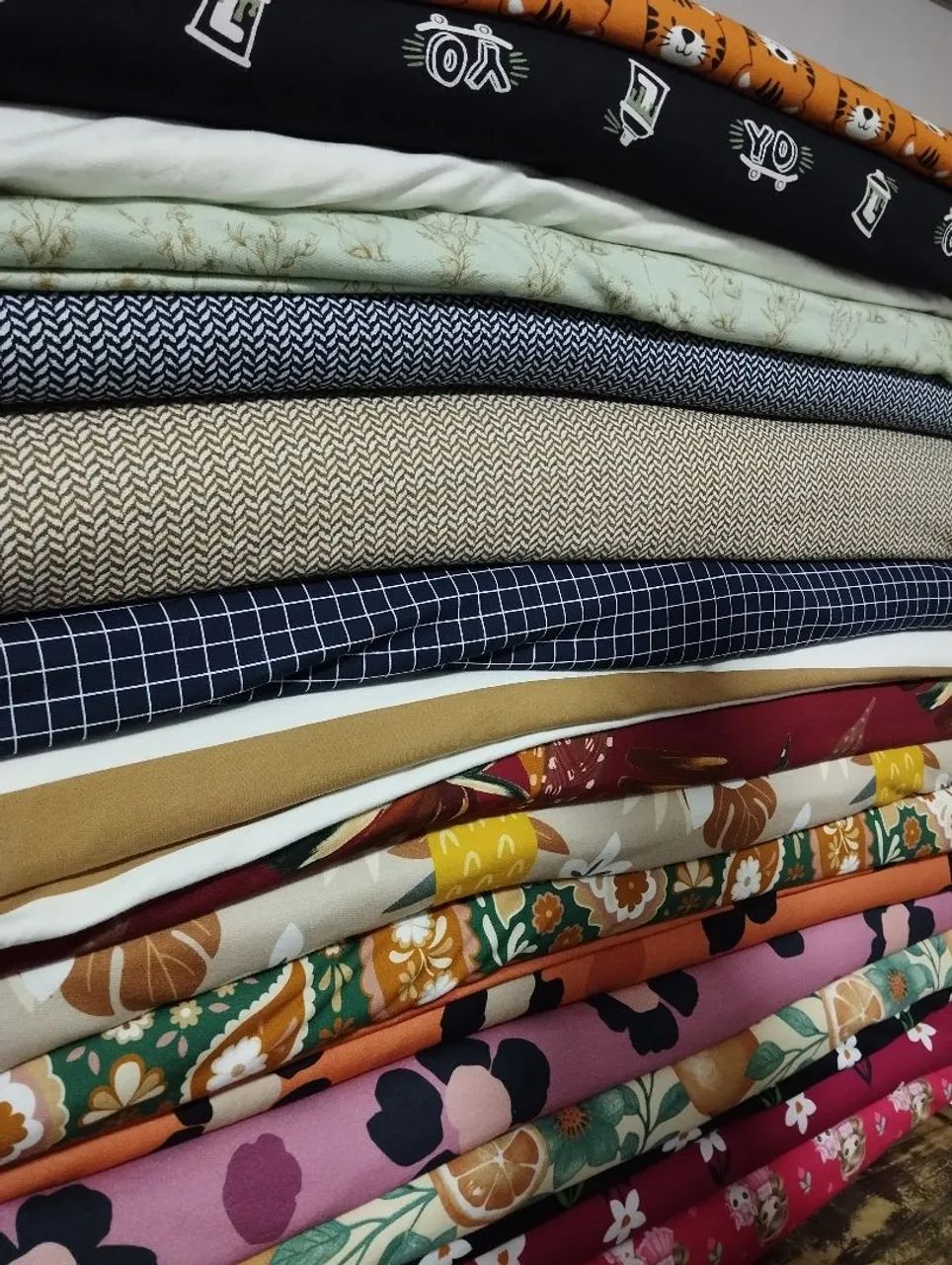 Malha, moletom, Cotton, ribana euito mais...  - Foto 2