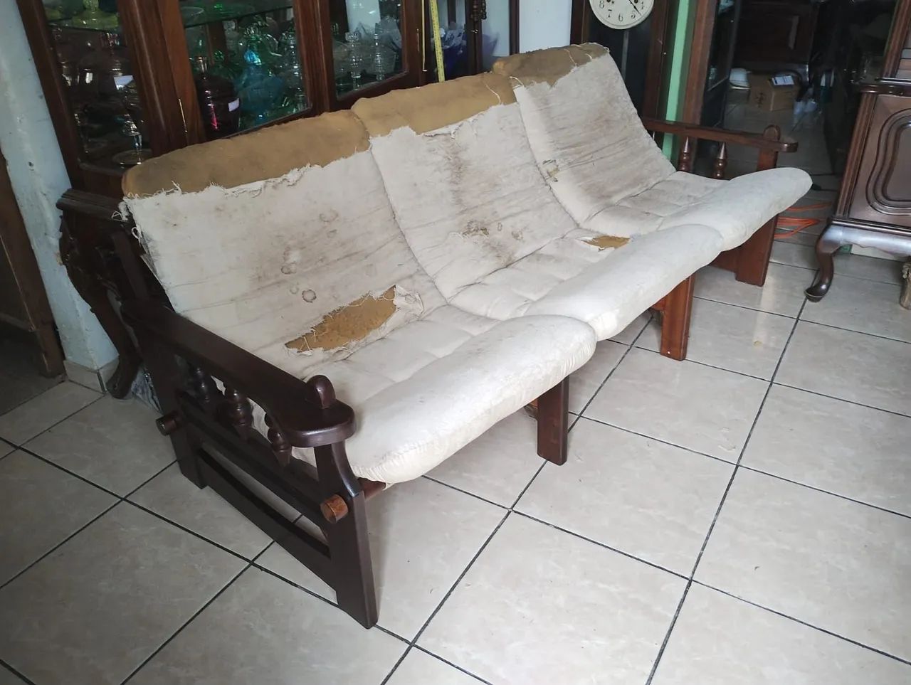 Jogo de sofa antigo  - Foto 2
