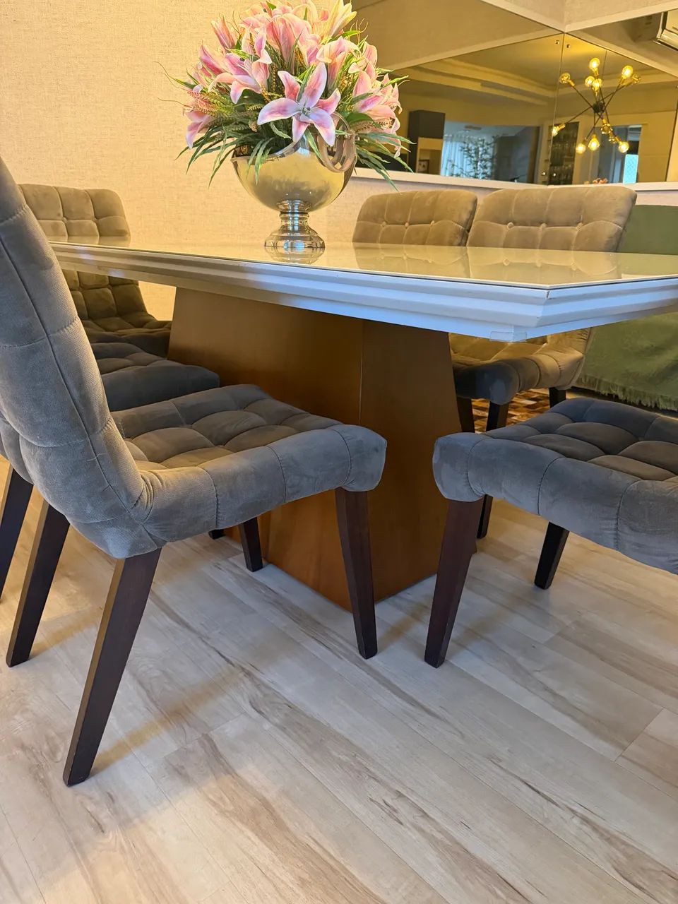 Conjunto mesa de jantar e cadeiras - Foto 2