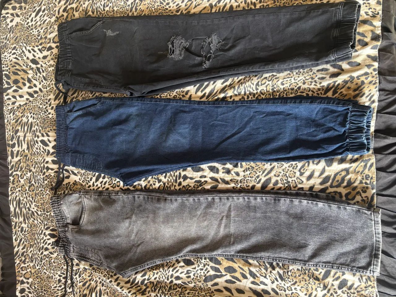 3 calças Jogger Usadas Promoção  - Foto 5