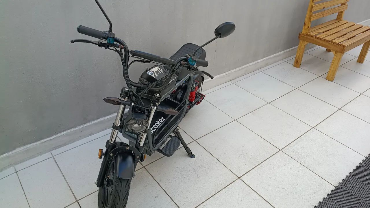 Scooter Elétrica iScooter DX5 estilo Monkey - Foto 3