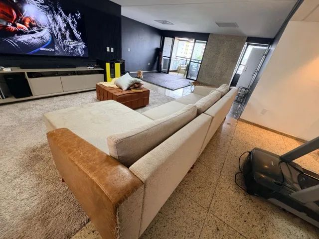 Sofá grande de canto com chaise 3,30 m - Foto 3