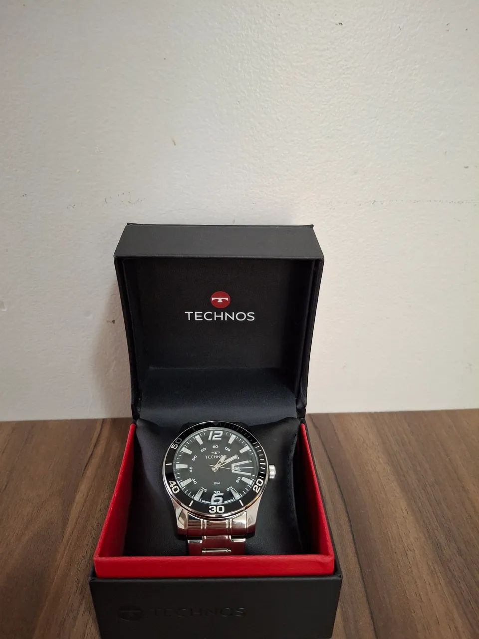 Relógio Technos Aço Prata Racer Original 