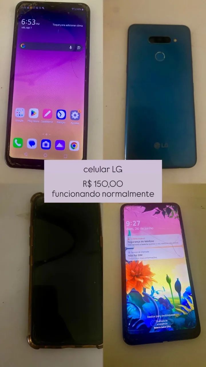 VENDO CELULAR LG