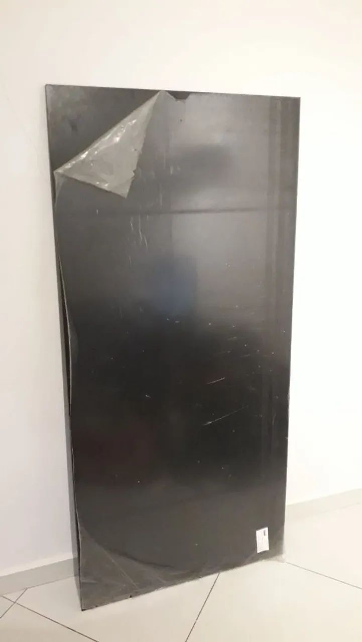 Painel MDF preto