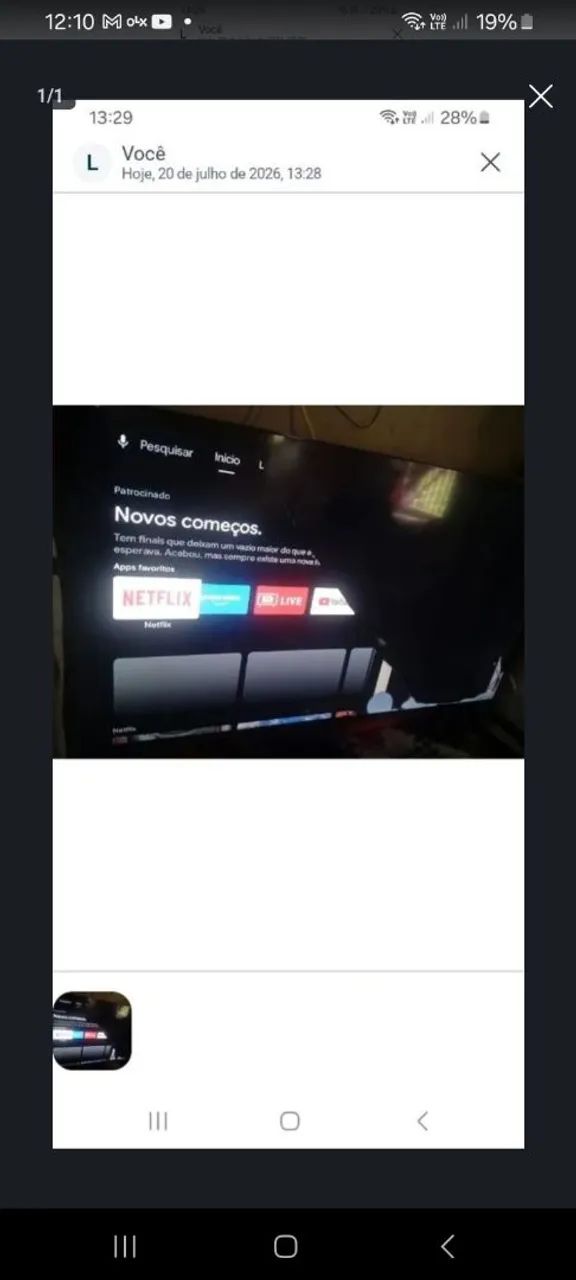 Tv smart 43 polegadas vender logo 