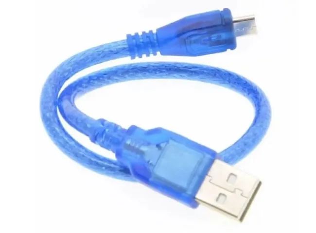 Cabo Usb Micro 30cm / Pra Arduino Pro , Esp32 E Outros Arduino Automação COD-CP656   - Foto 2