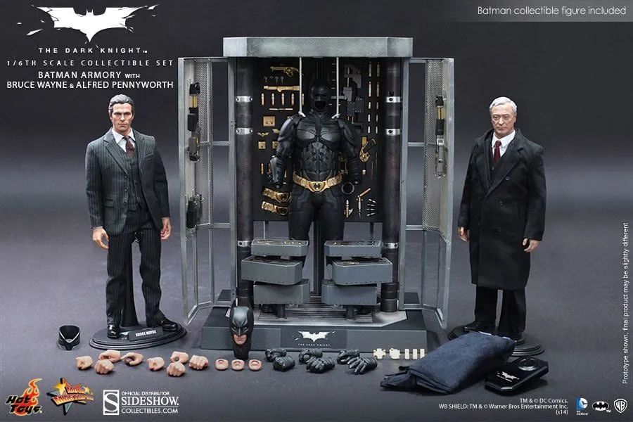 Hot Toys Batman Armory  Bruce Wayne and Alfred  - Foto 5