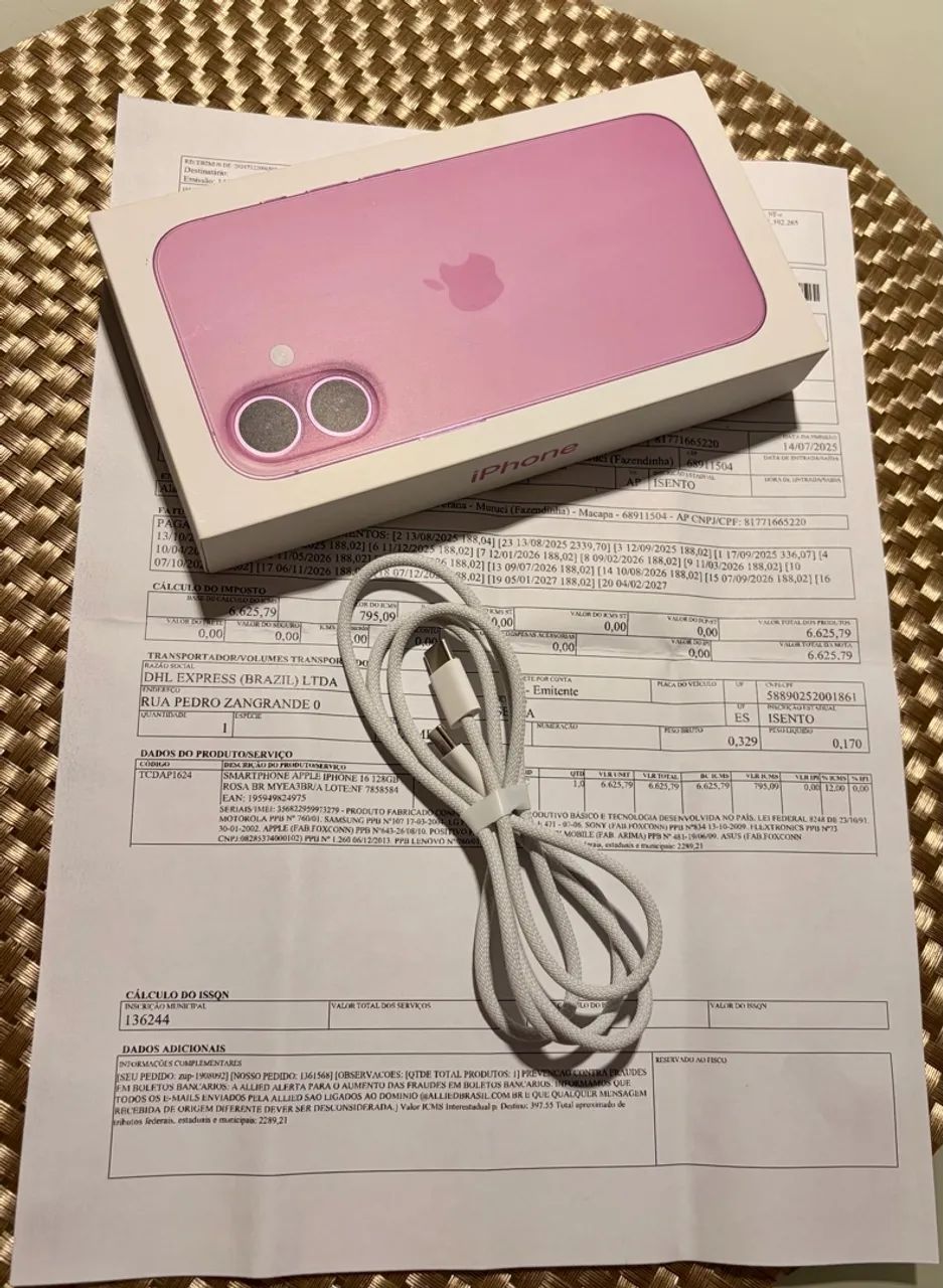 Iphone 16 rosa - impecável  - Foto 5