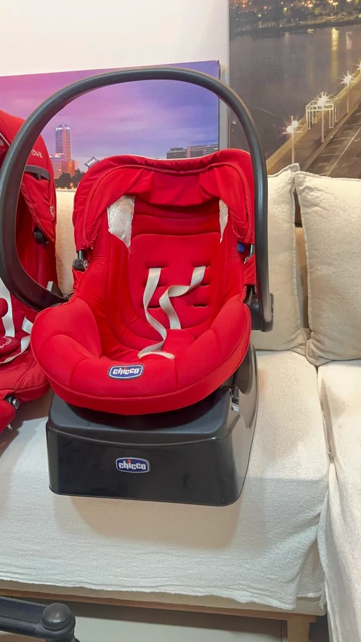 Carrinho trio marca Chicco - Foto 3