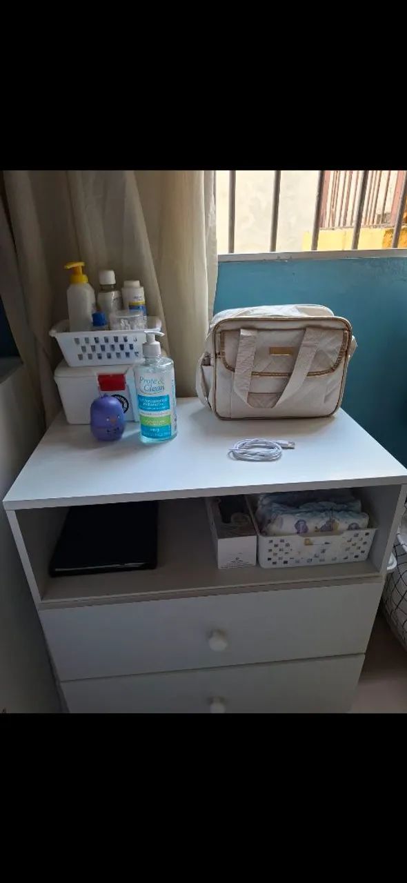 Vendo berço 3 em 1 cômoda e guarda roupa - Foto 2