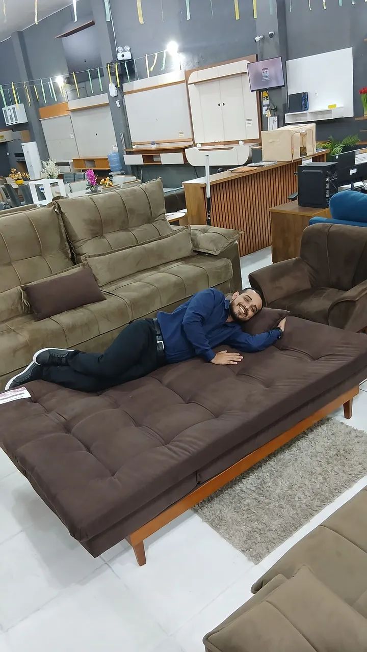Sofa cama 5 posições 