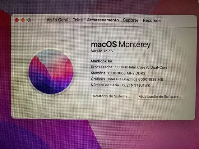 MacBook Air 13 polegadas (A1466) (2017) - Foto 5