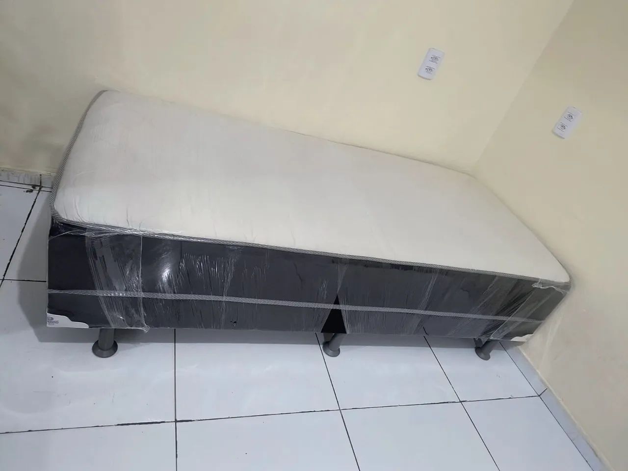 Cama Solteiro Box Espuma Higienizada  - Foto 3
