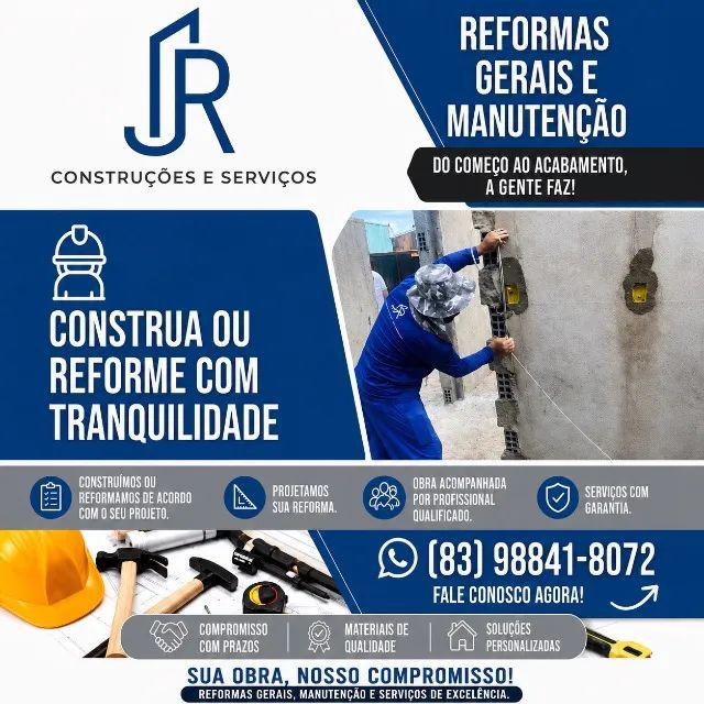 Contrução e Reformas - J.R Construções