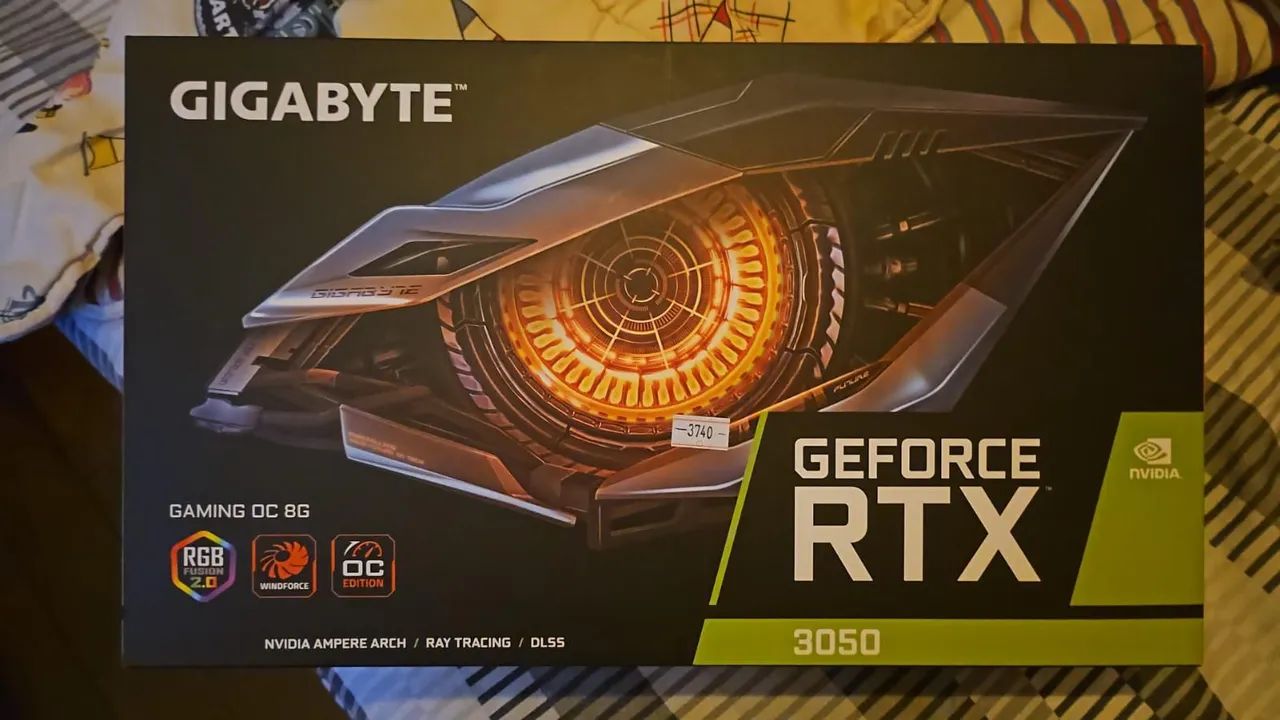 Placa de vídeo Gigabyte RTX 3050 8GB - Foto 2