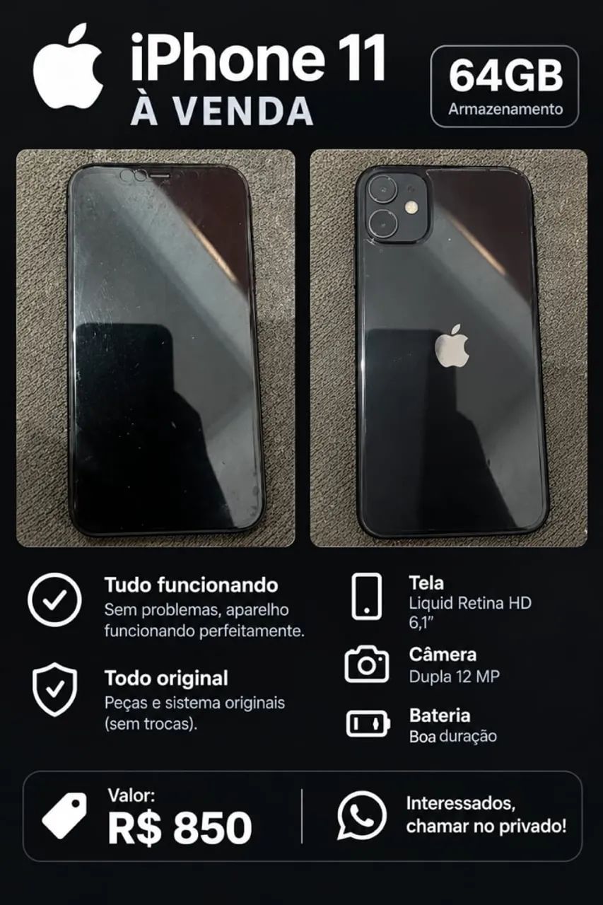 Vendo iPhone 11 