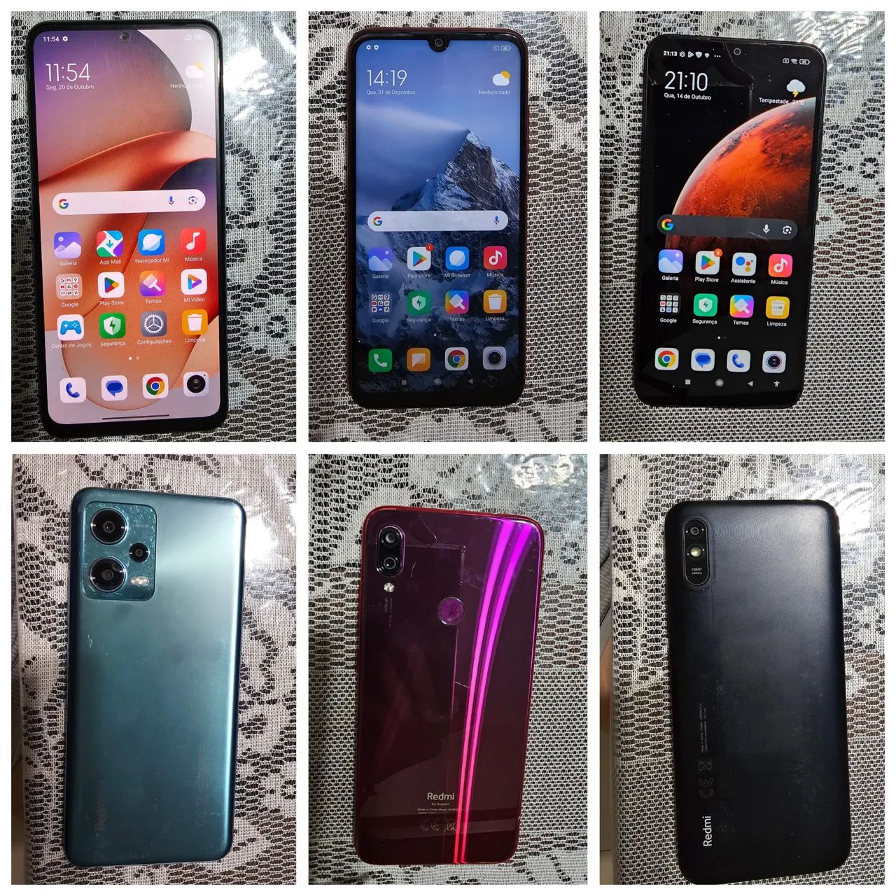 Combo Imperdível!! Xiaomi Redmi Note 12 + Redmi Note 7 + Redmi 9 A - Foto 2