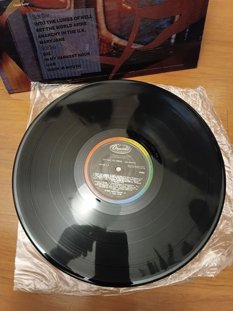 DISCO VINIL MEGADETH SO FAR, SO GOOD...SO WHAT! - Foto 2