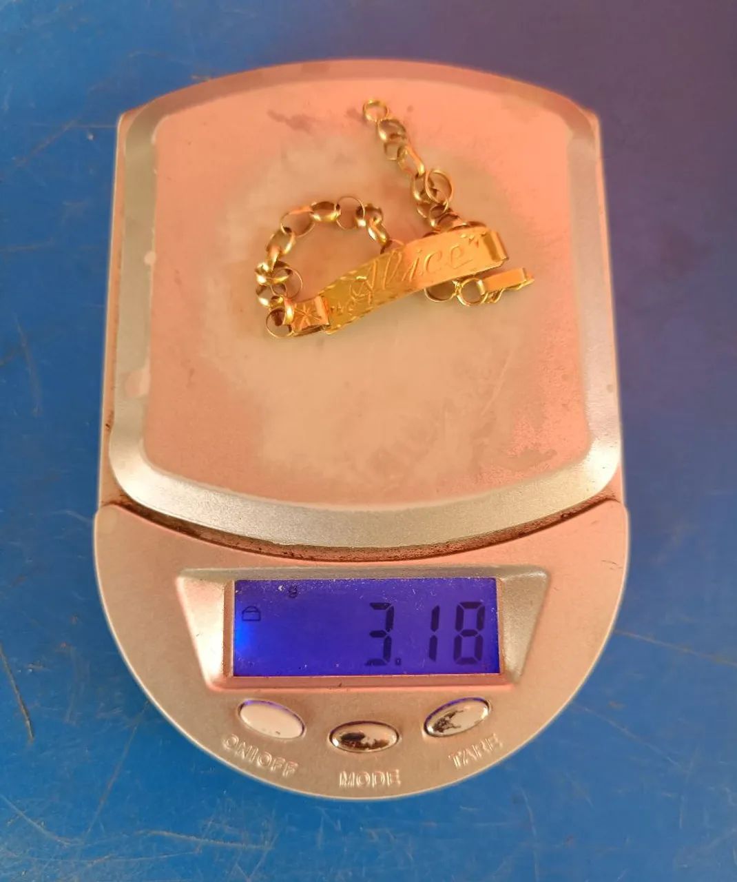 Pulseira de ouro 18k infantil  - Foto 3