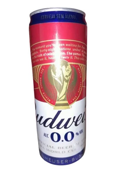 Lata colecionável Budweiser zero da copa 2026 350ml - Foto 2