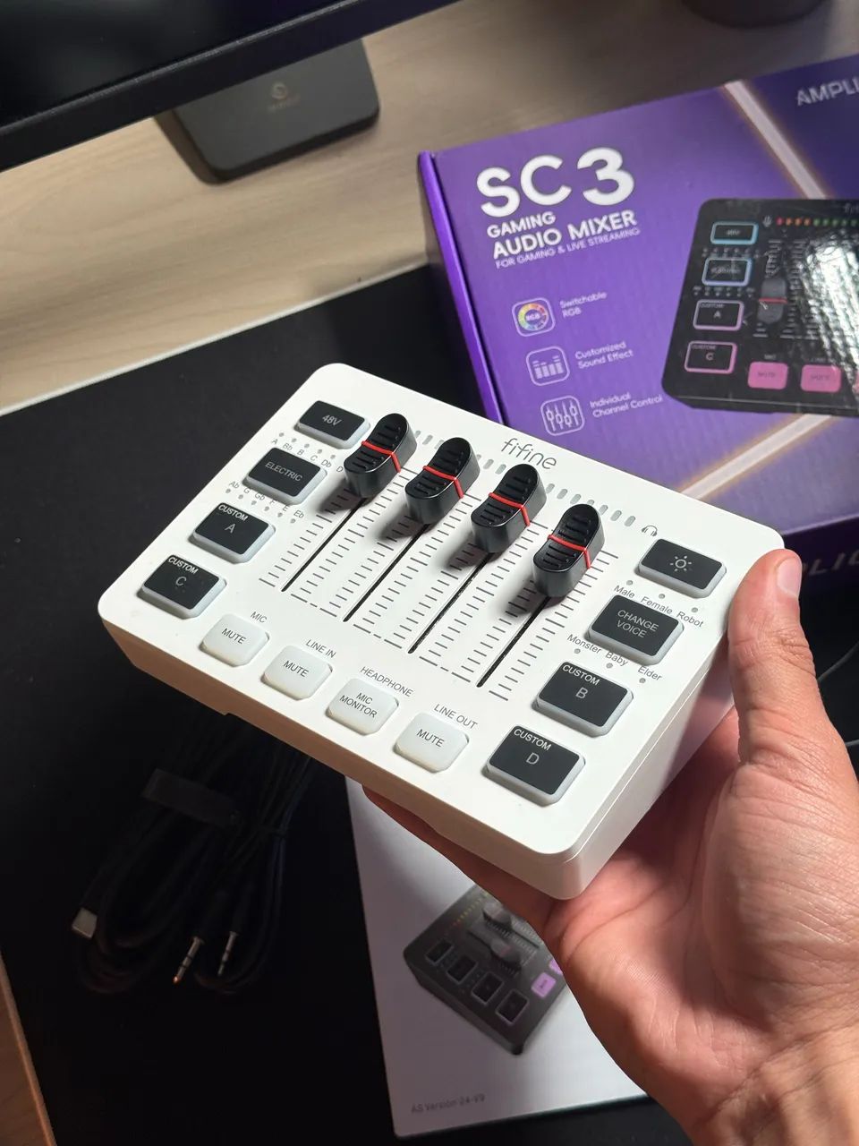 Mixer de Audio Fifine SC3 - Foto 4