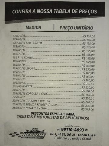 Ferias chegando, cuidado com pneu careca / hebrom pode te ajudar - Foto 2