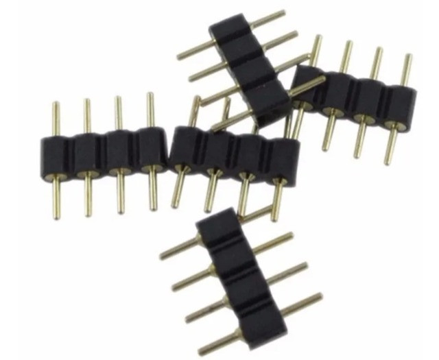 COD-CP441 Kit 10 Unid. Conector Fita Led Rgb 3528/5050 Macho 4 Pinos Arduino Automação - Foto 2