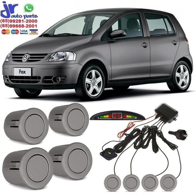 Kit sensor de estacionamento ré Grafite Fox