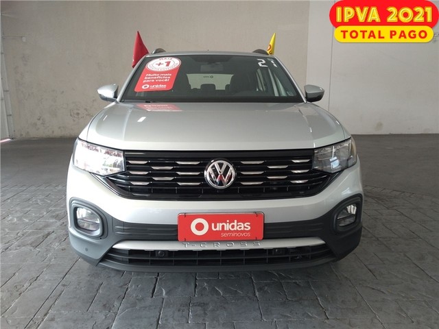 VOLKSWAGEN T-CROSS 2021 1.0 200 TSI TOTAL FLEX COMFORTLINE AUTOMÁTICO