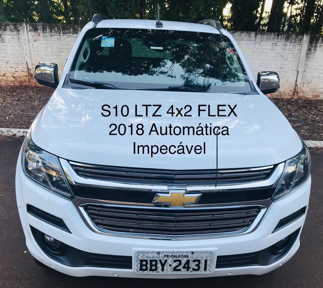 S10 LTZ 4X2 FLEX AUTOMÁTICO 2018 IMPECÁVEL