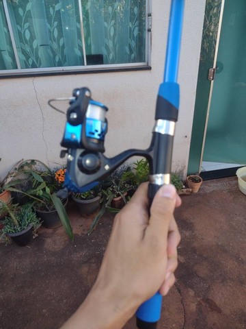  VARA de Pesca TELESCÓPICA com MOLINETE   - Foto 2
