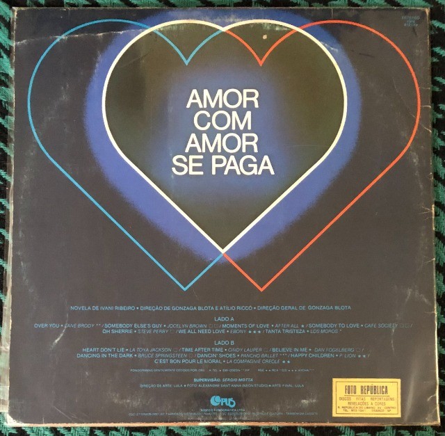 LP/Vinil Novela Amor Com Amor Se Paga Internacional - 1984 - Muito Raro - Foto 2
