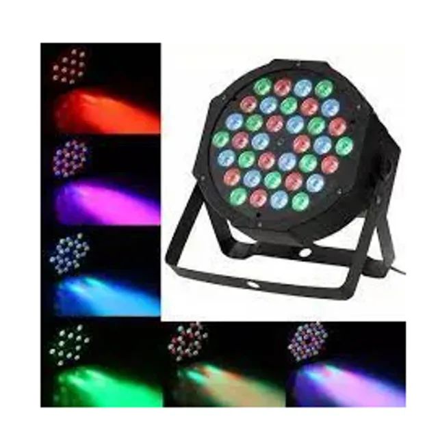 Canhão Refletor de Luz 36 LedsRGB, Função DMX Strobo Digital - Foto 3