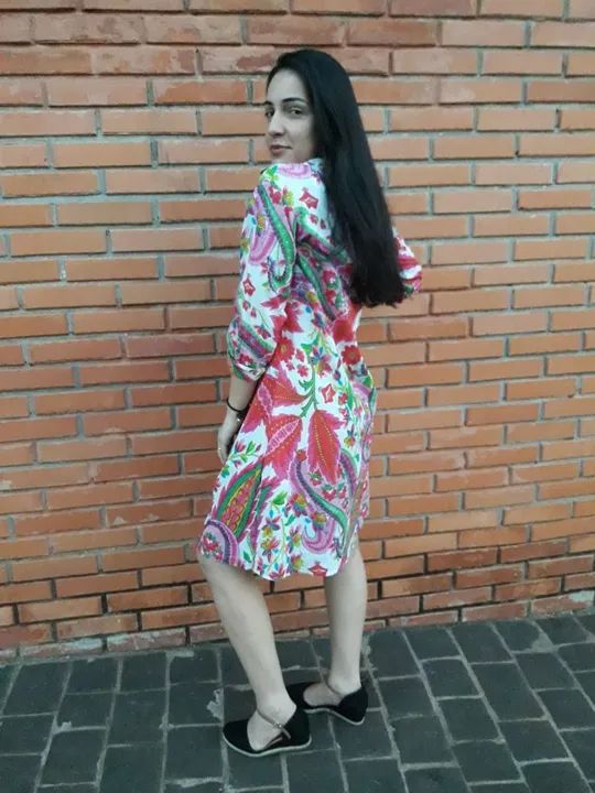 Vestido Le Lis Blanc Estampa Floral M - Foto 2
