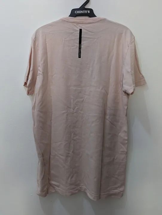 camiseta calvin klein rosa clara masculina - Foto 2