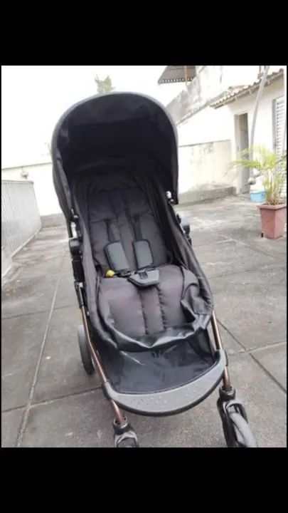 Carrinho de bebê moisés com bebê conforto - Galzerano - Foto 4