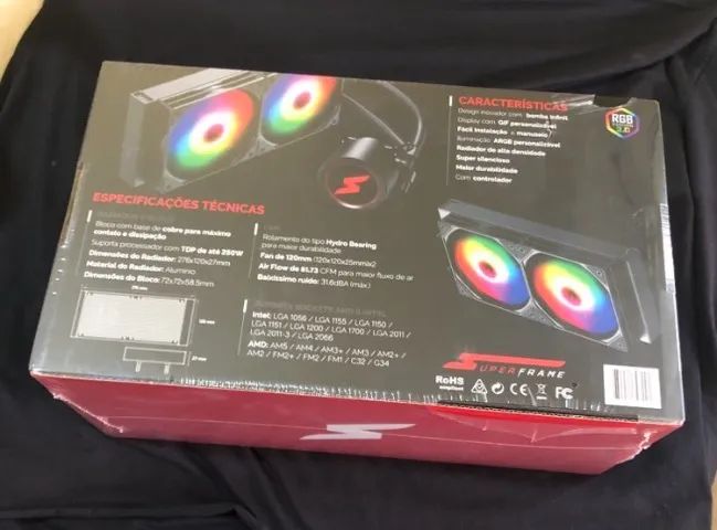 Water Cooler SuperFrame ISENGARD MAGIC, 240mm Brusque/SC - Foto 2