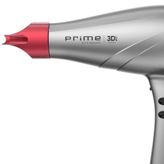 Secador Gama Italy Prime Titanio 3D 2.300W, Cinza/Vermelho 127V  - Foto 2