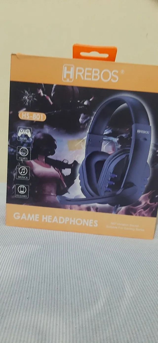 Headset gamer HREBOS HS - 801