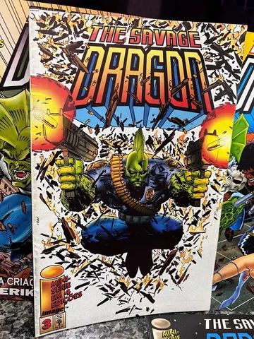 Savage Dragon completa em 4 edições, perfeito estado. - Foto 4