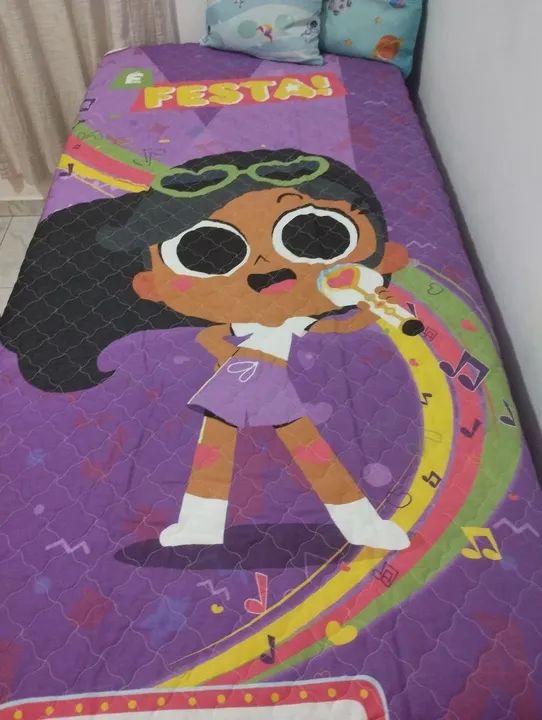 Jogo de Cama Infantil Clube da Anittinha - Foto 2