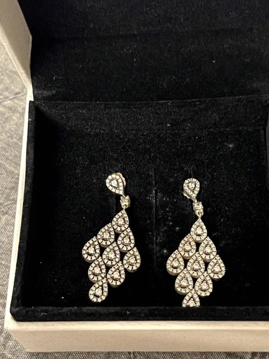 Brinco Prata Pandora com Pedras Zircônia - Foto 4