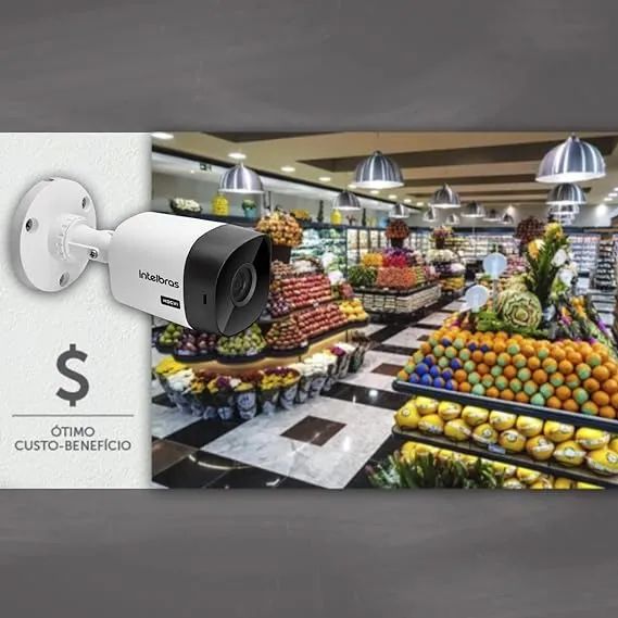 Kit Cftv 8 Cameras Segurança Intelbras Residencial Hd 1tera - Foto 2