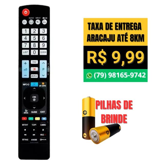 Controle Remoto Para Tv LG Lcd Led 3d Smart - Novo - Foto 3