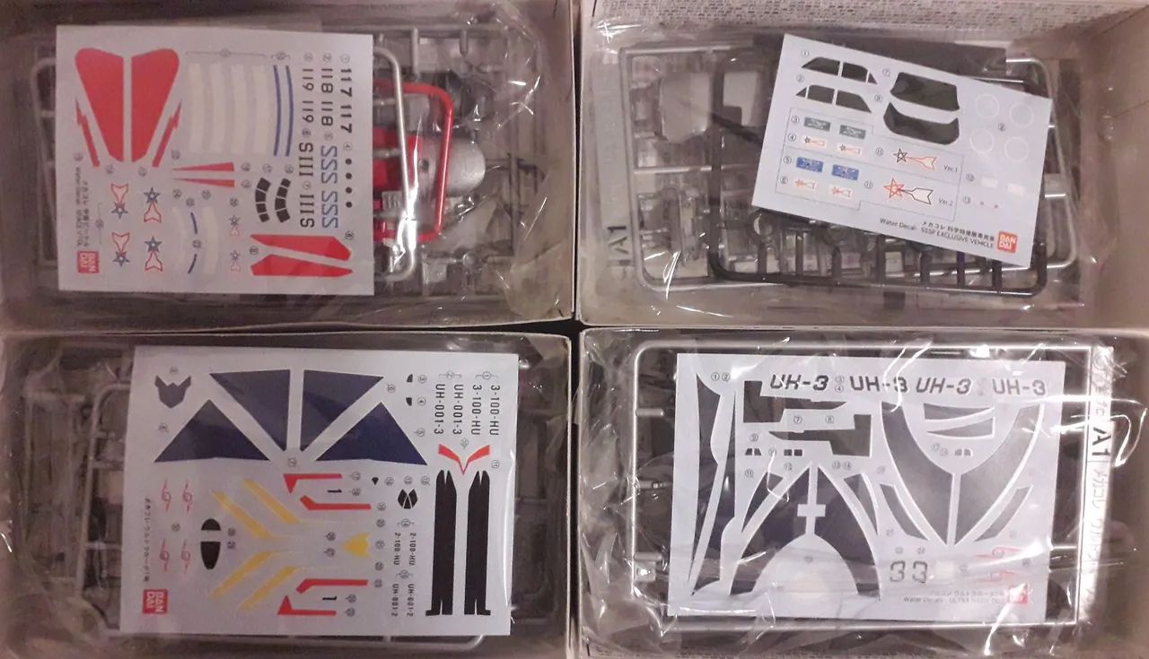 Kit 4 Veículos Ultraman E Ultraseven - Foto 3