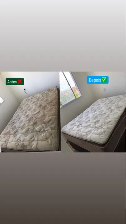 Limpeza de cama e sofa